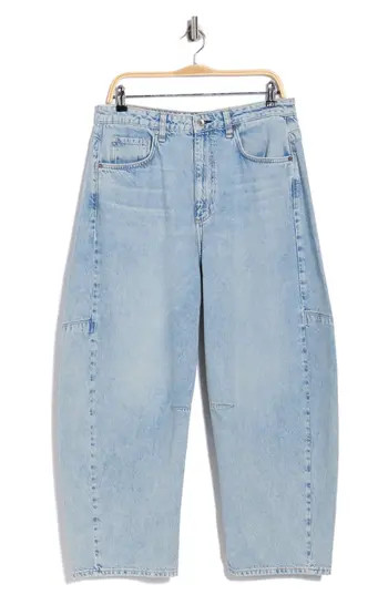 rag & bone Chase High Waist Barrel Leg Jeans in Bloomfield at Nordstrom Rack, Size 30 | Nordstrom Rack