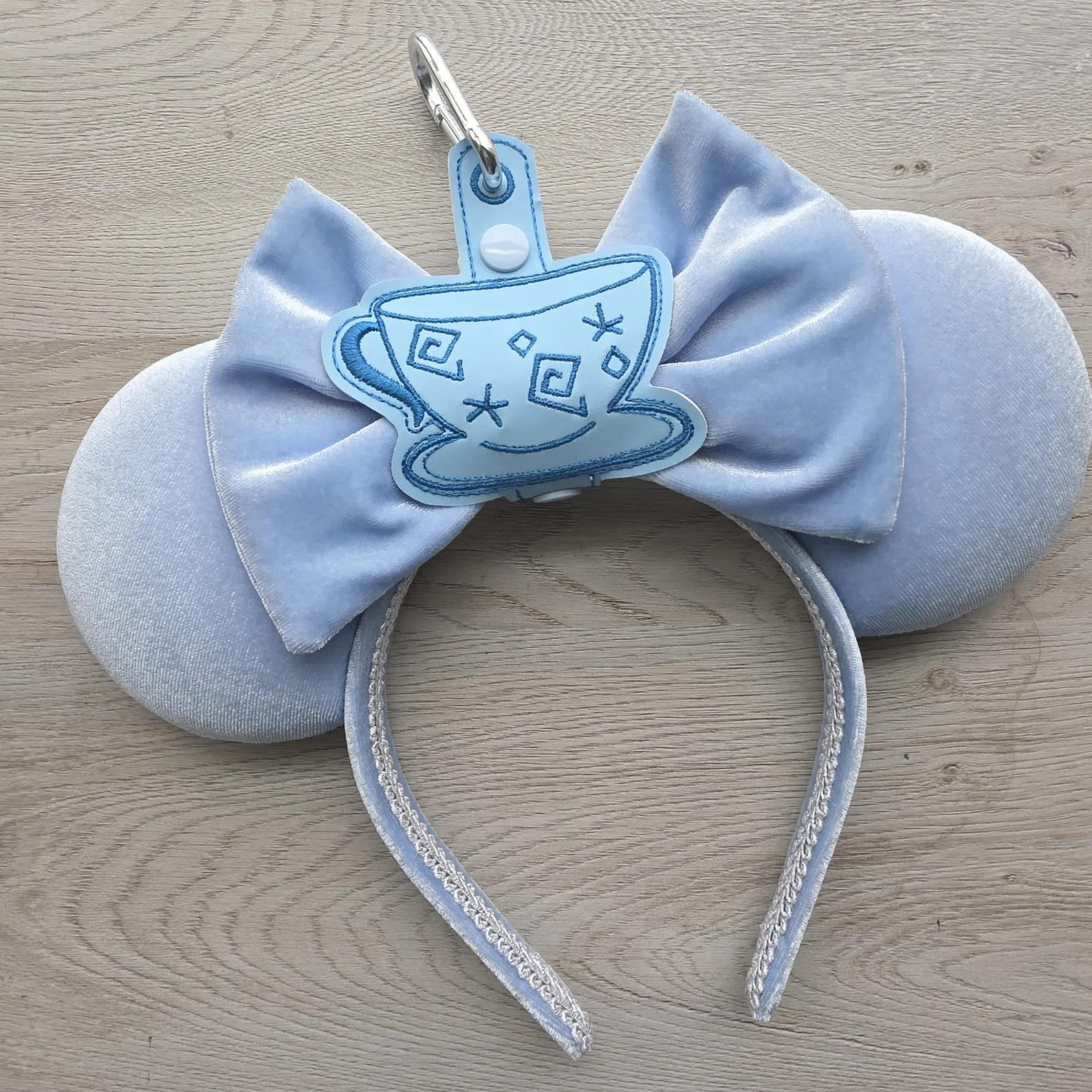 Teacup Bag Charm - Mouse Ear Headband Holder for Your Backpack - Etsy | Etsy (US)