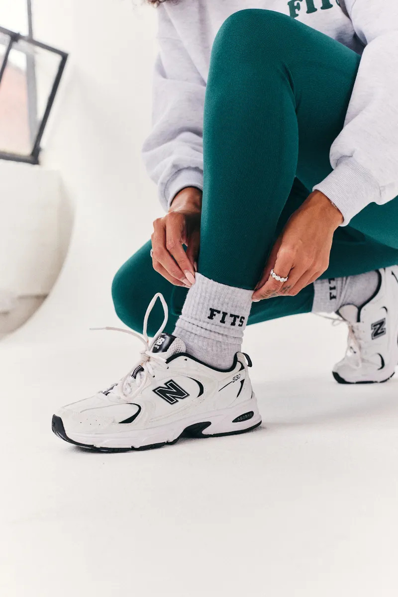 3 Pack Ribbed Crew Fits Socks | In The Style