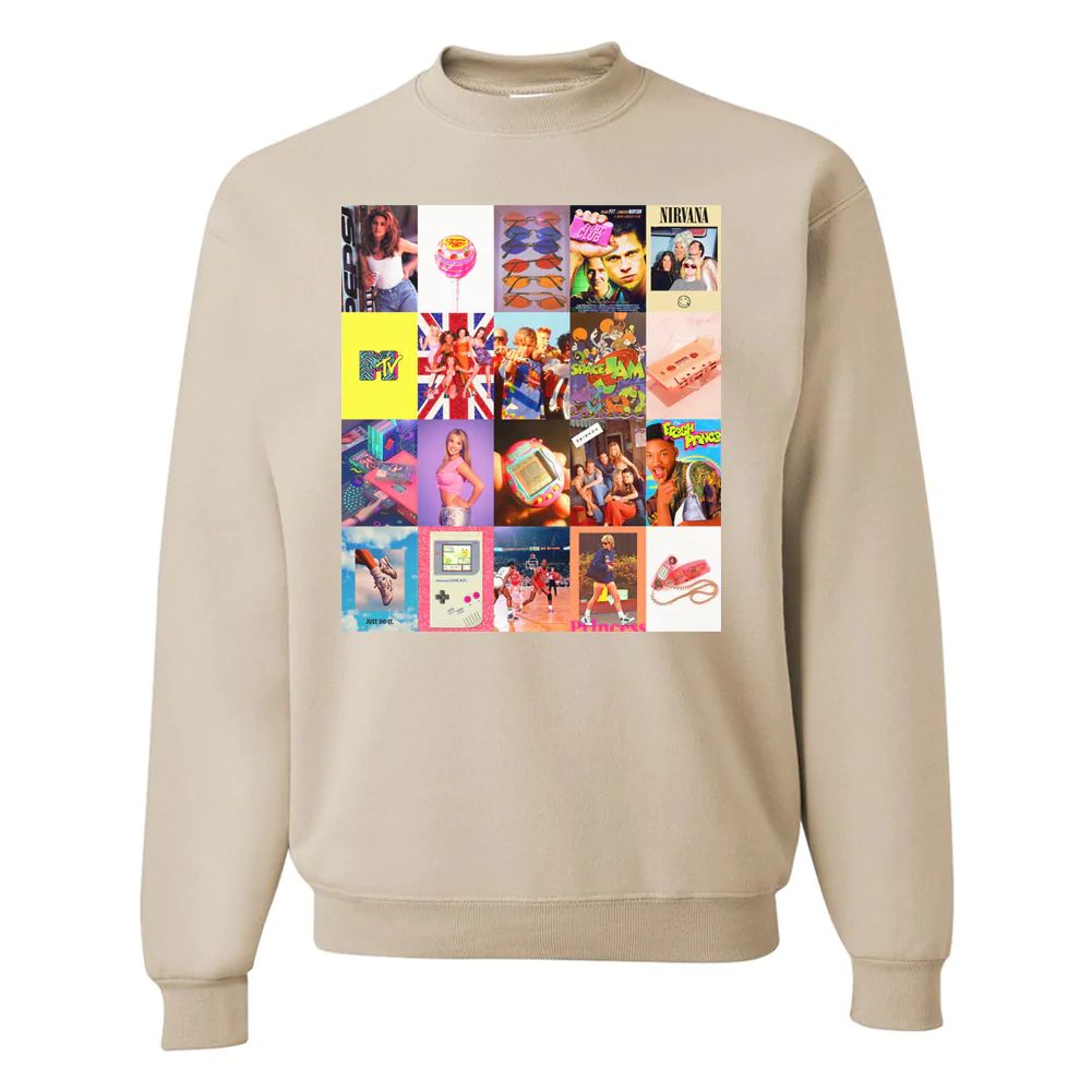 'Best Of The 90's' Crewneck Sweatshirt | United Monograms