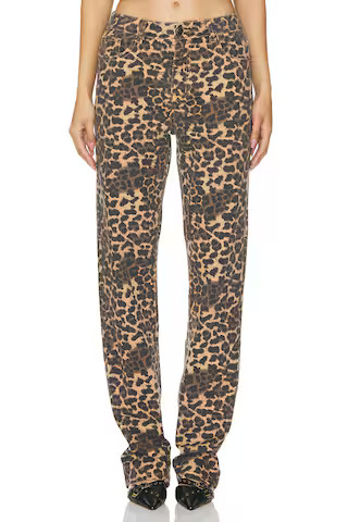 LIONESS Carmlea Jeans in Leopard from Revolve.com | Revolve Clothing (Global)