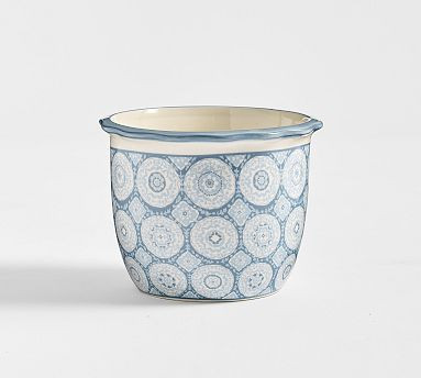 Kravet Medallion Cachepots | Pottery Barn (US)