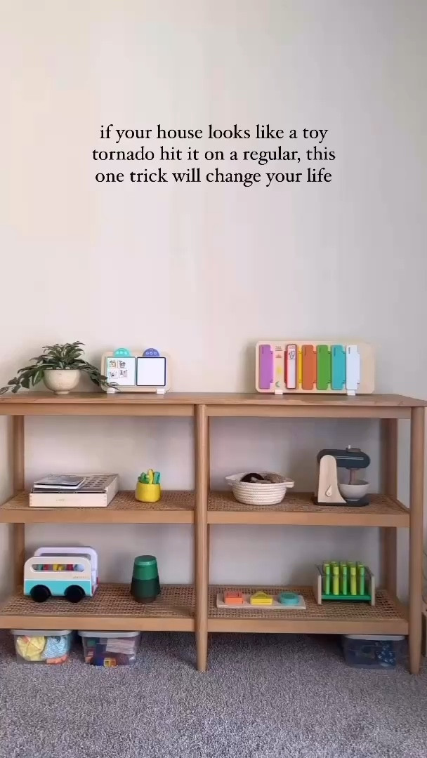 the idea of a toy rotation system is to have a limited number of toys accessible at any given time, rotating them out regularly to keep their interest piqued and environment clutter-free 

here’s how to implement a toy rotation 👇🏼
🧸 access your toys: start by going through everything you have and decide which to keep out/store away for rotation
🪀 create a rotation schedule: some parents do it weekly, I do it monthly or when I notice my kids are getting bored easily + our playroom is becoming a mess quickly
🪵 set up your montessori play shelf: having a dedicated play shelf is key, it promotes independence, orderliness and active engagement in play 

@lovevery’s play kits have been a staple in my Montessori-parenting journey! they introduce toys at the start of each developmental stage, making them perfect for toy rotations! 🫶🏼

as my kids interests & skills evolve, they find new ways to play with their old play things from each play kit 🔁

since some skills take time to develop, these toys feel new again and stay engaging, making rotation easy and beneficial for years! 
 
#loveverygift #toyrotation #montessoriparenting #loveveryplaykits #montessoritoddler #playshelf #intentionalplay #toyorganization #playroom 

#LTKVideo #LTKKids #LTKHome