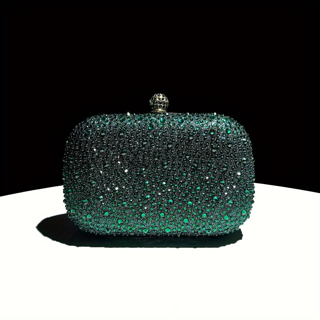 a shiny emerald green water diamond small handbag a golden - Temu Canada | Temu Affiliate Program