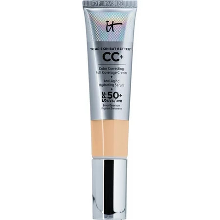 IT Cosmetics CC + Color Correcting Cream SPF50 Medium Tan - EXP 11/24 | Walmart (US)