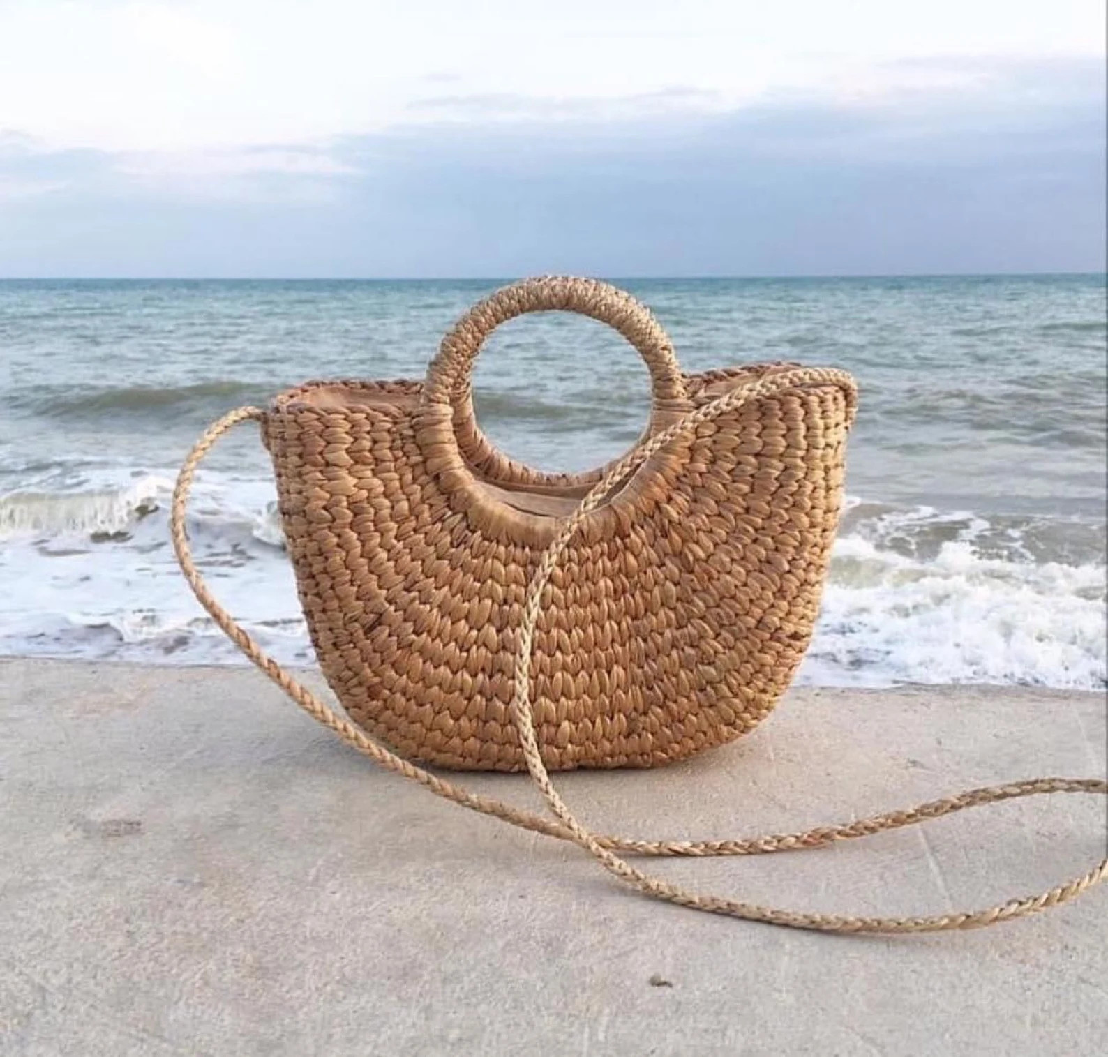 Handmade Bag With Straw Water Hyacinth in Local of North | Etsy | Etsy (US)