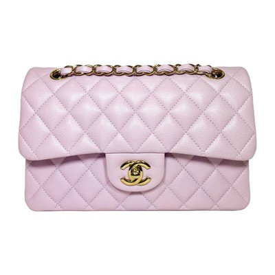 Authenticity GuaranteeChanel Lilac Small Classic Double Flap Bag | eBay US