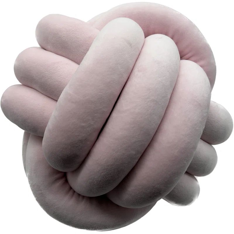 Pink Telman Solid Velvet Throw Pillow | Wayfair North America