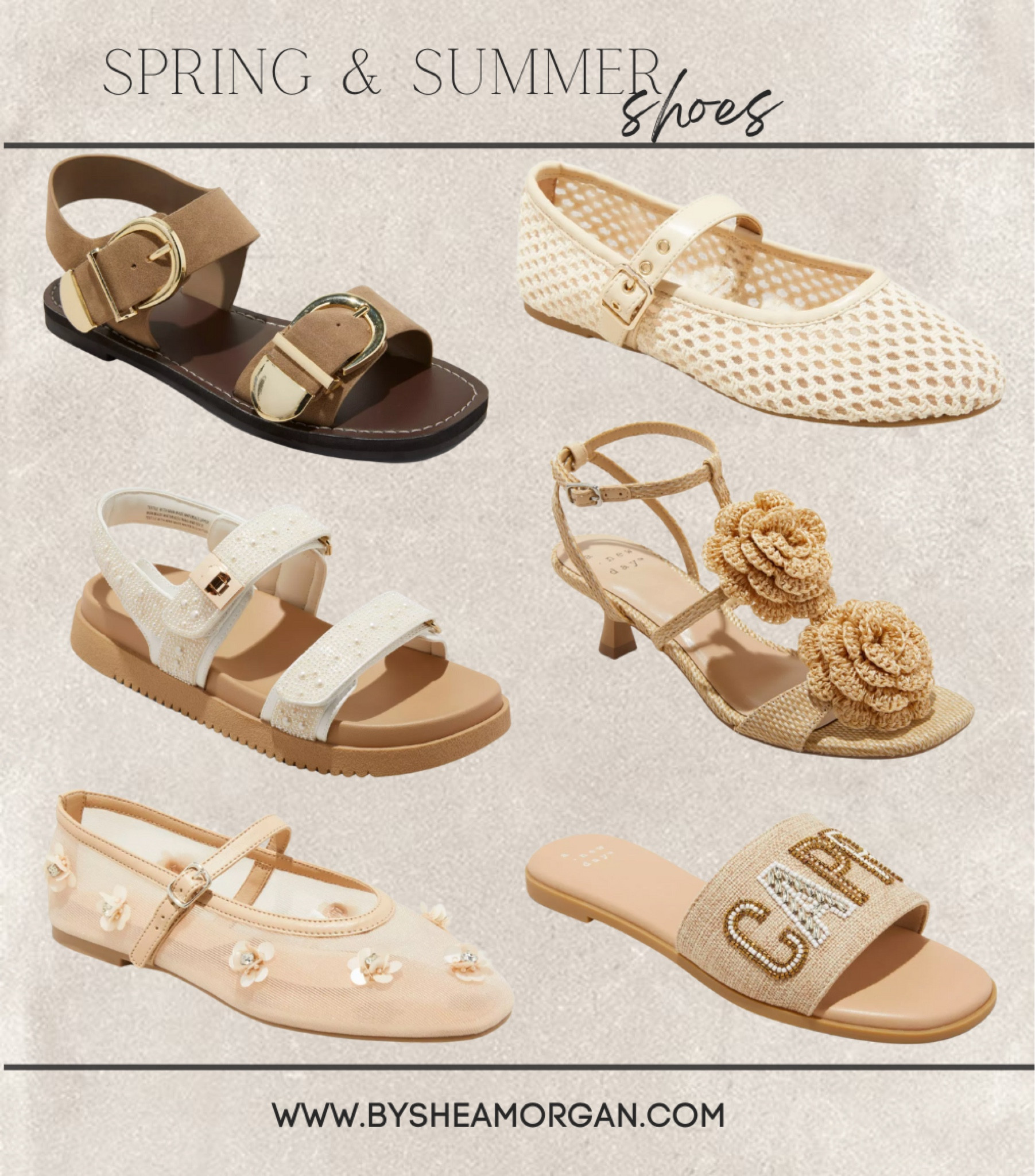 Target spring shoes, spring sandals, summer sandals 