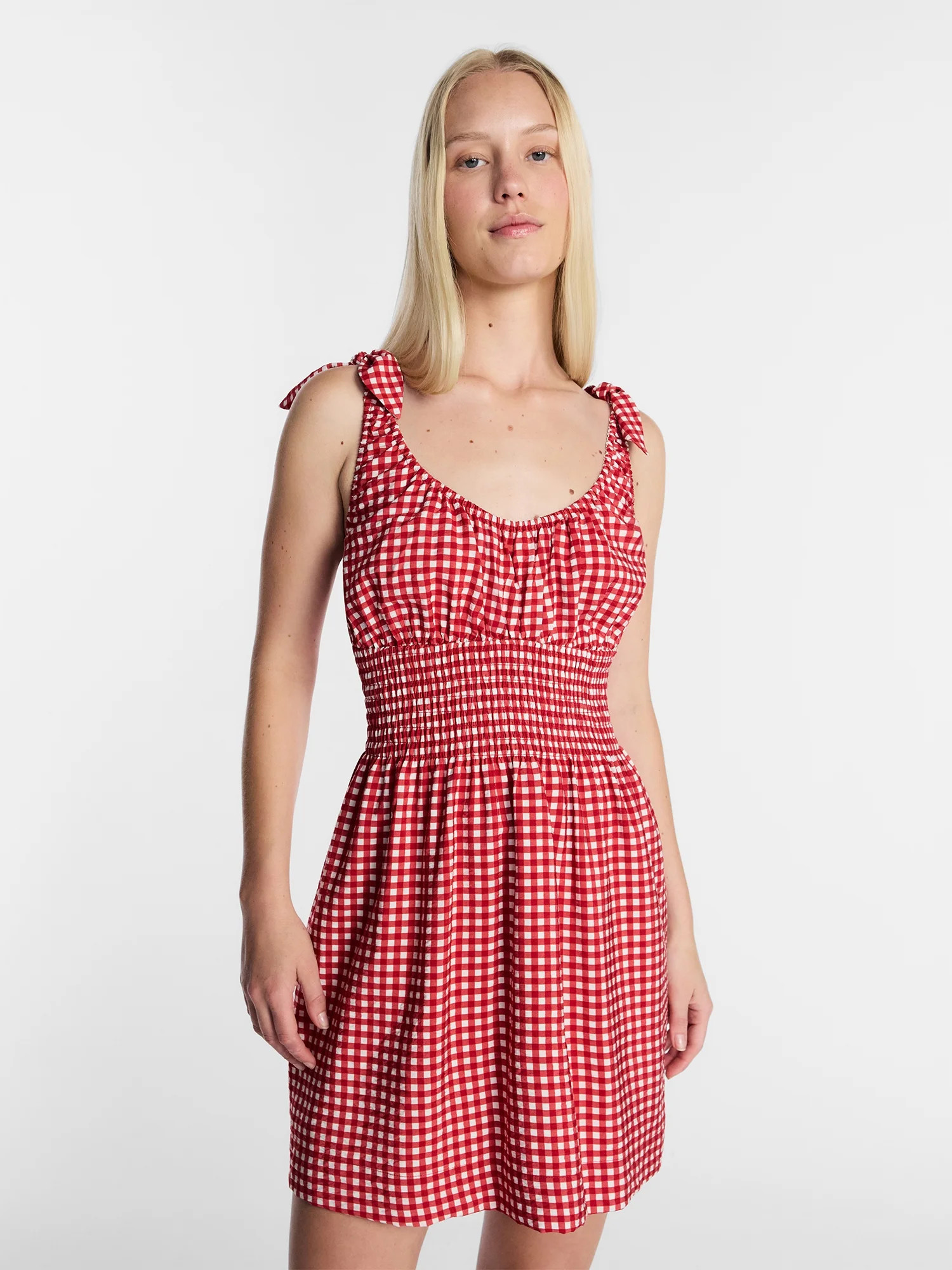 Kacey Lee Women's Smocked Mini Dress, Sizes XS-XXL | Walmart (US)