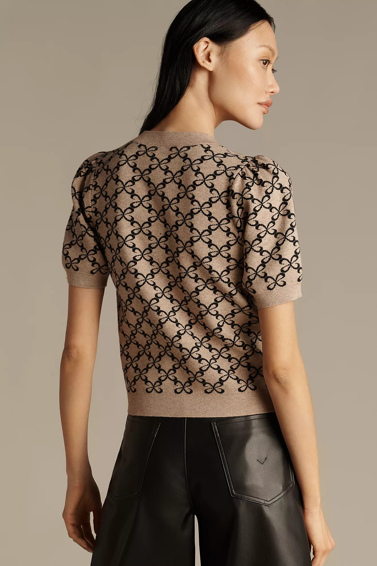 The Maxine Puff-Sleeve Sweater Tee | Anthropologie (US)