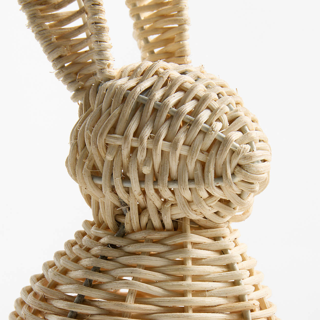 Small Rattan Bunny Decorative Sculpture + Reviews | Crate & Barrel | Crate & Barrel