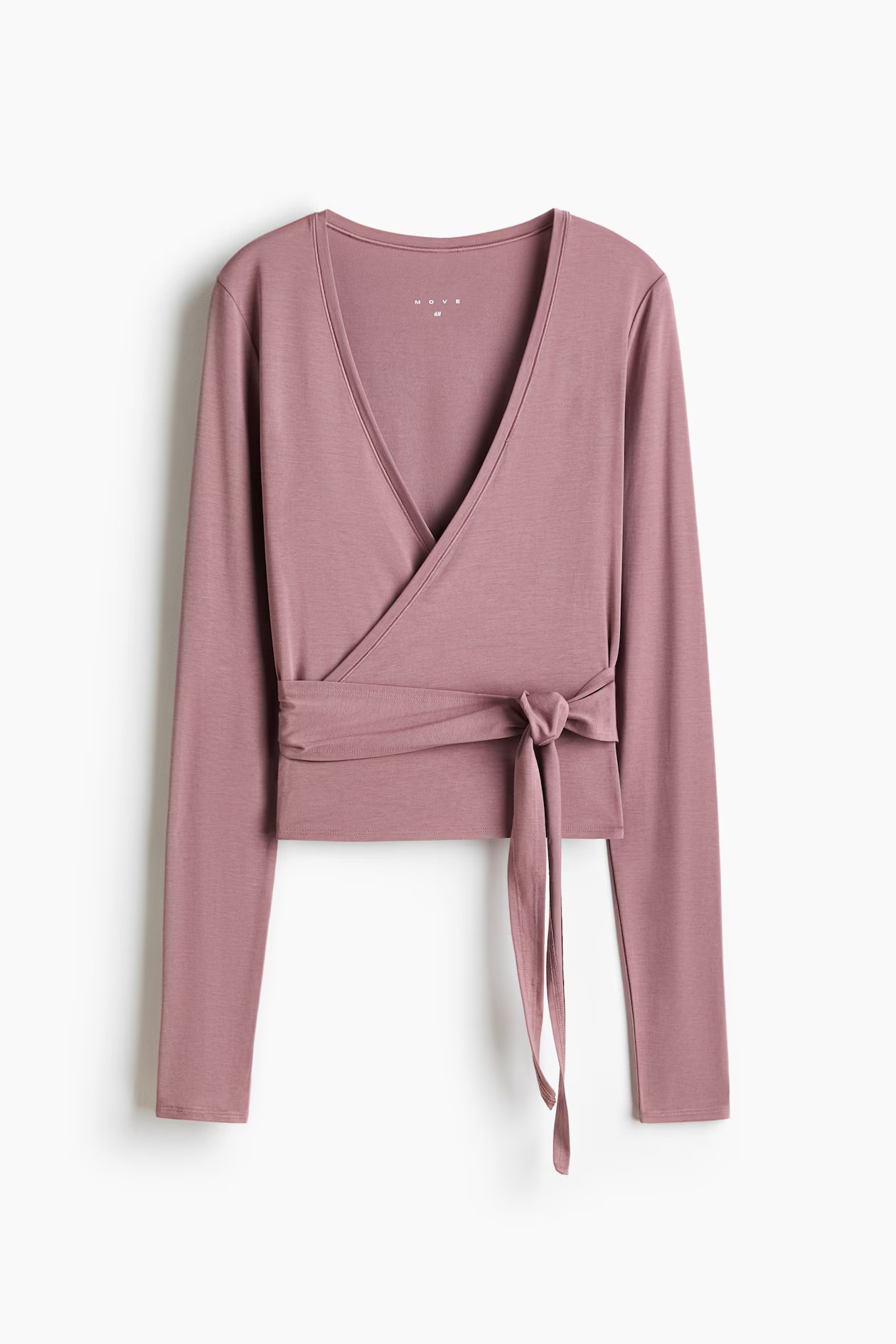 Sports Wrap Top in Modal | H&M (US + CA)