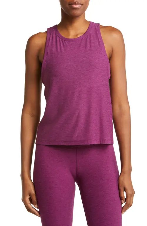 Beyond Yoga Featherweight Rebalance Tank in Aubergine-Beet at Nordstrom, Size Small | Nordstrom