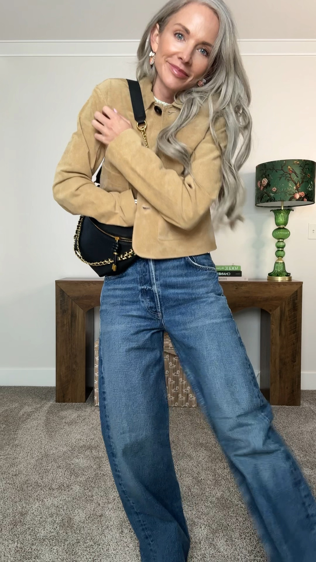 Casual cool for spring 🌿 Mint sweater vest, suede jacket, and jeans — sometimes the outfit just comes together. Drop a 🧥 if you’d wear this!



#LTKgrwm #LTKdayinmylife #LTKootd