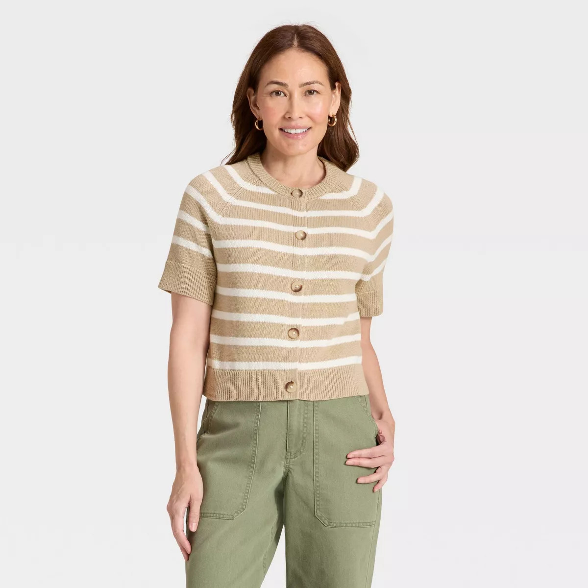 Women's Short Sleeve Cotton Cardigan - Universal Thread™ | Target