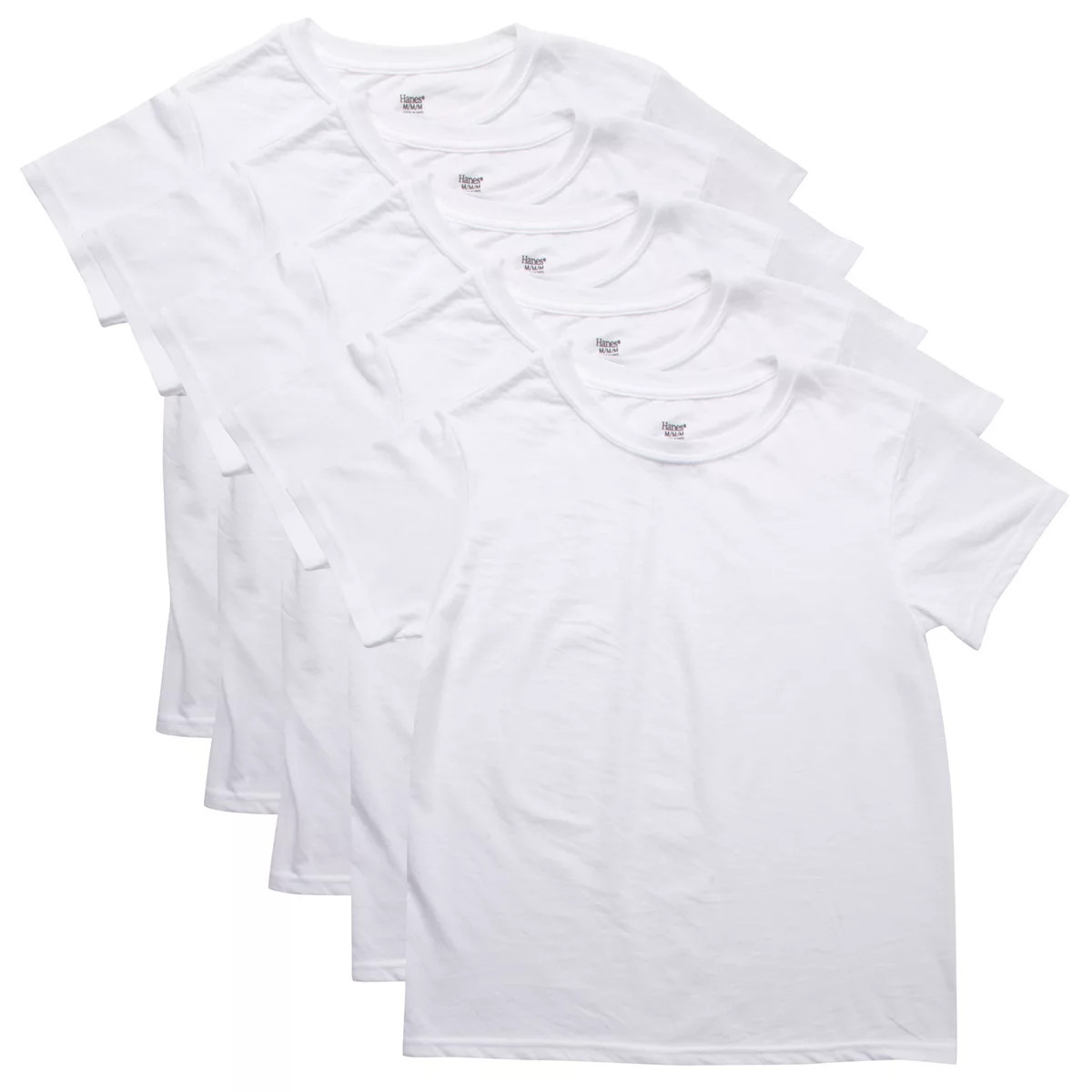 Boys 4-20 Hanes Ultimate® 5-Pack Super Soft Tees with Cool Comfort® | Kohl's