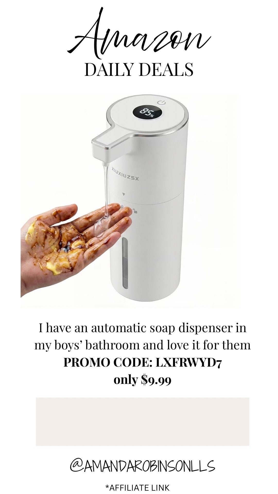 Amazon daily deals
Automatic soap dispenser

#LTKSaleAlert #LTKHome