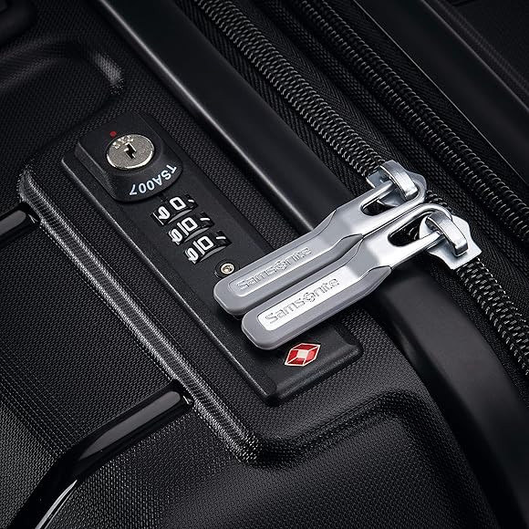 Samsonite Freeform Hardside Expandable with Double Spinner Wheels, Black, 2-Piece Set (21/28) | Amazon (US)
