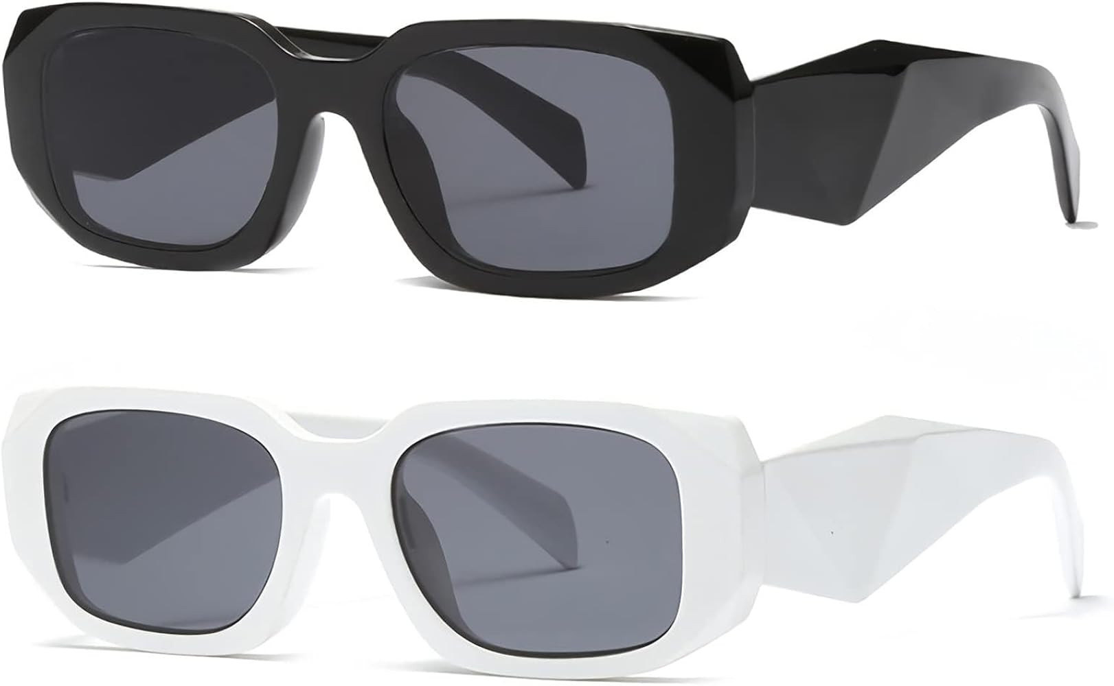 Rectangle Sunglasses for Women Retro Square Sunglasses UV400 Protection | Amazon (CA)