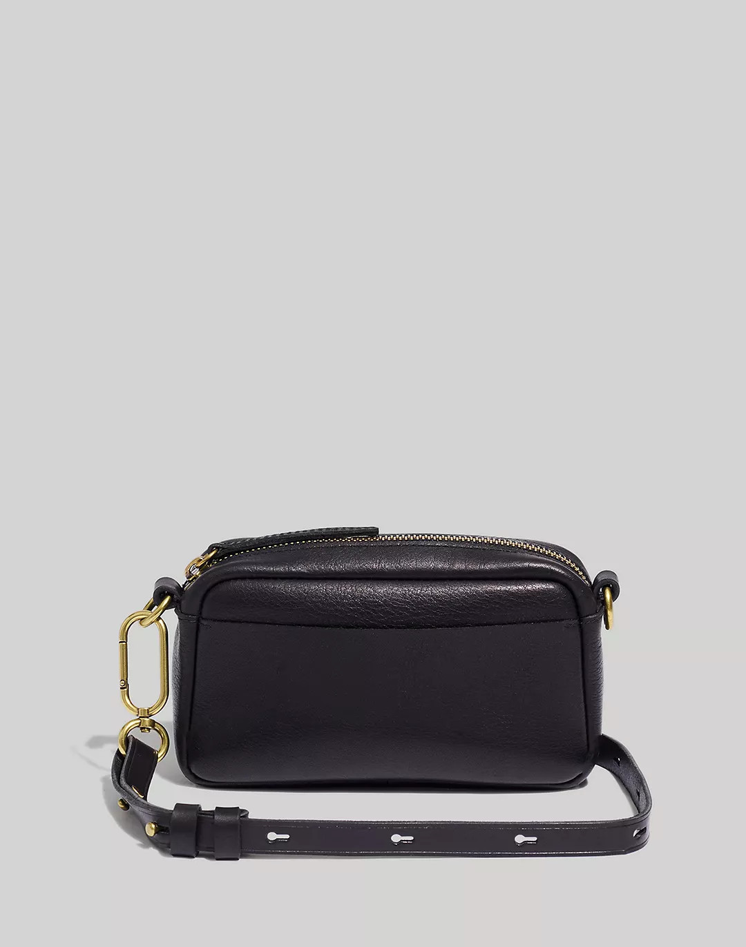 The Leather Carabiner Mini Crossbody Bag | Madewell