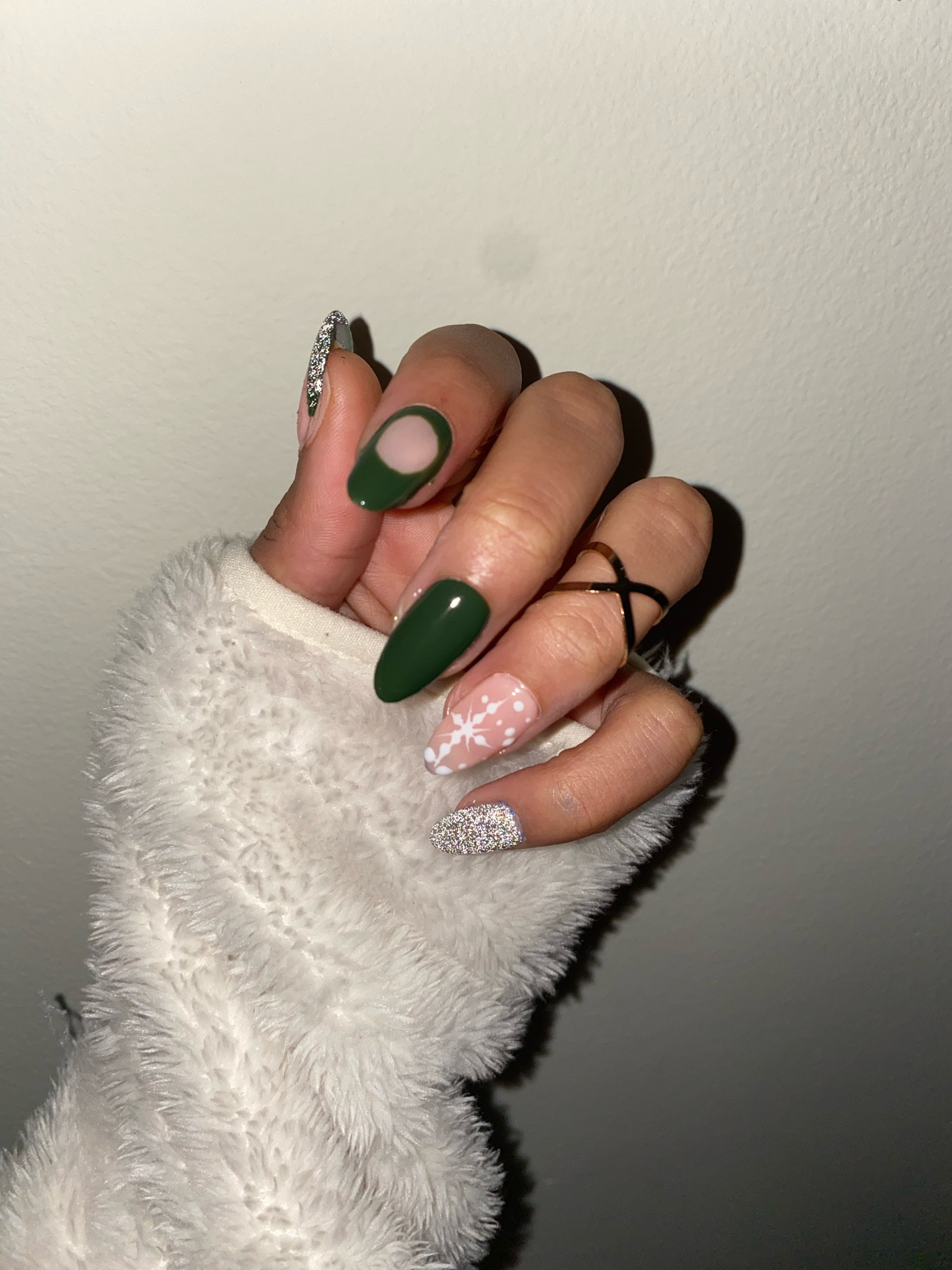 Green reflective glitter Christmas nail inspo 

#LTKSeasonal #LTKFind #LTKGiftGuide
