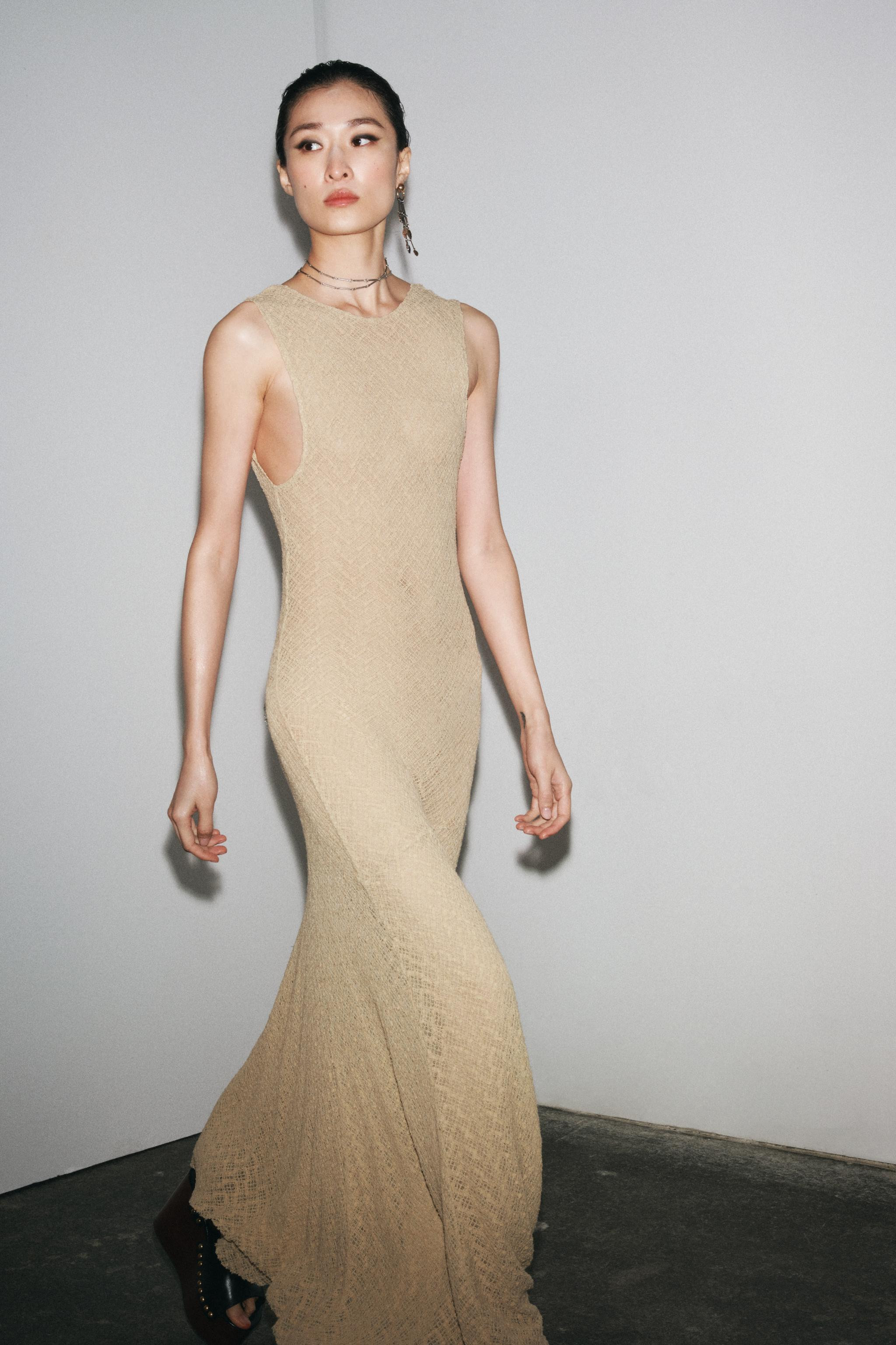 LONG LACE DRESS | Zara UK