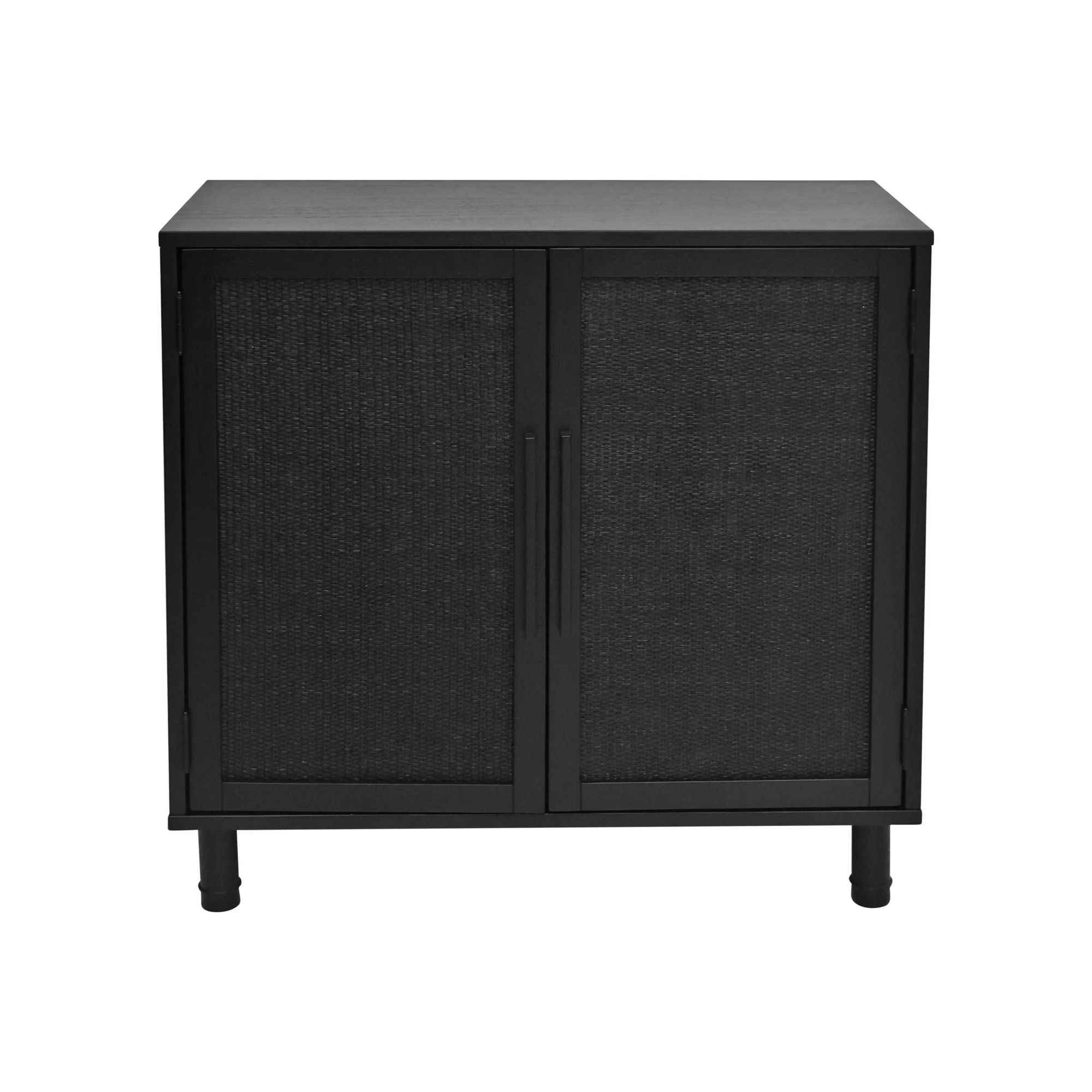 Hopper Studio Delancey 2-Door Cabinet, Black | Walmart (US)