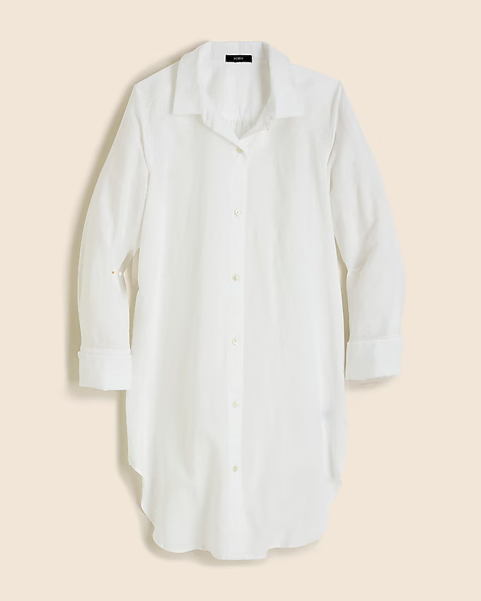 Classic-fit beach shirt in linen-cotton blend | J. Crew US