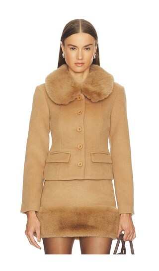 LOBA Chelsea Jacket in Beige. - size M | Revolve Clothing (Global)