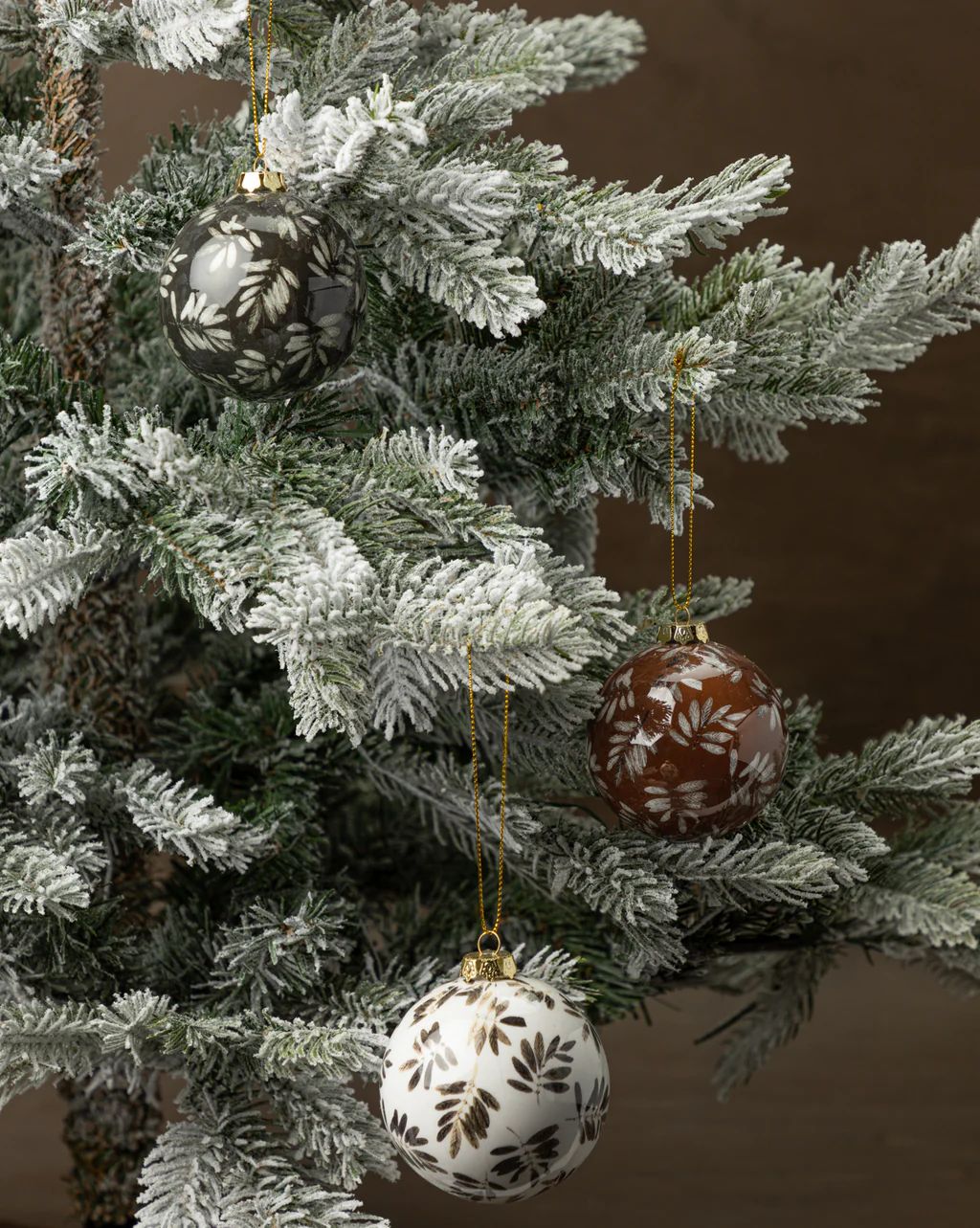 Scattered Botanical Ornaments (Set of 3) | McGee & Co.