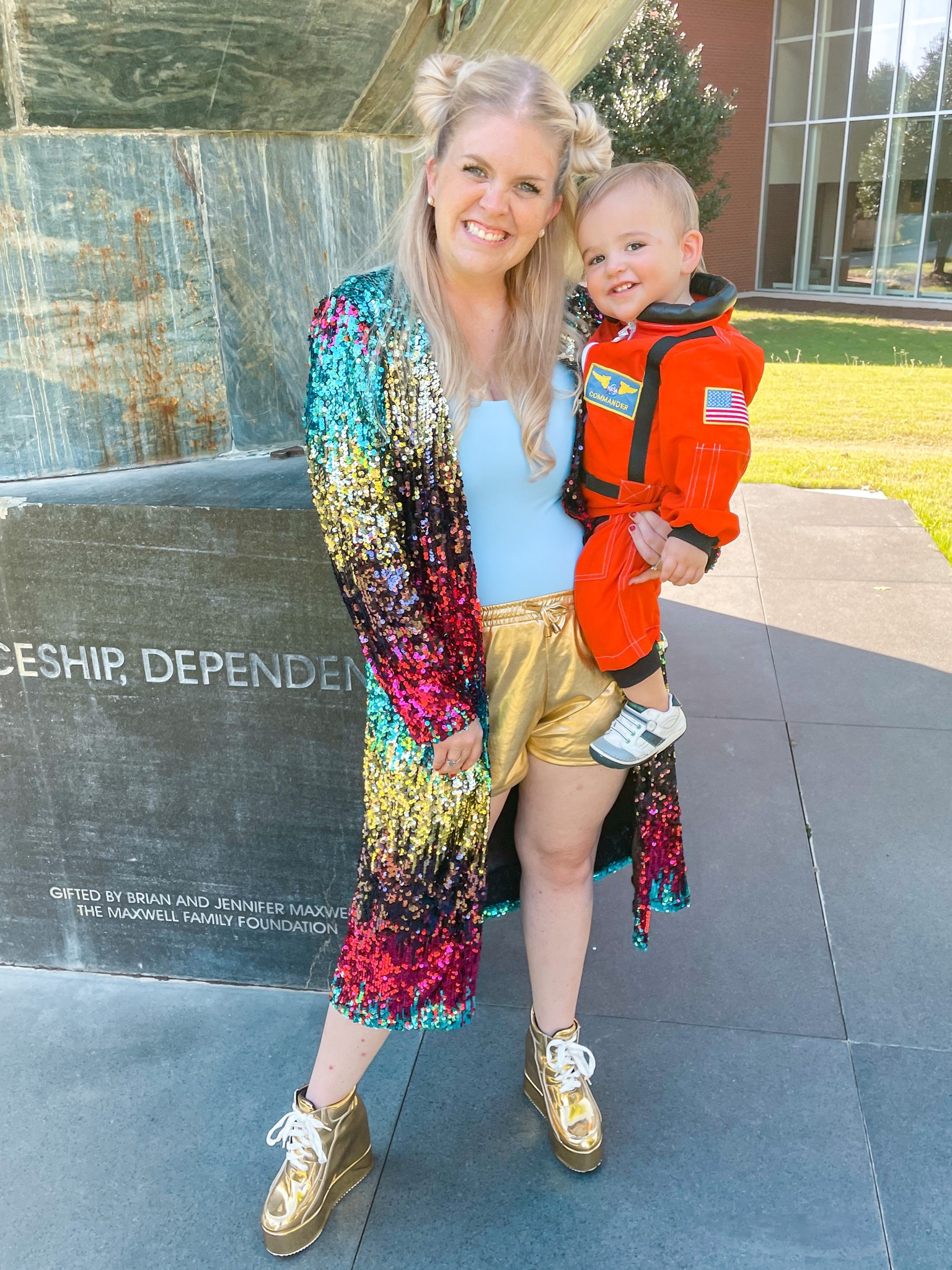 Mom and baby astronaut and alien Halloween costume! #ltkhalloween 

#LTKbaby #LTKkids #LTKHalloween