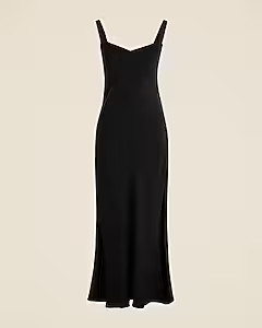 Gwyneth V-neck slip dress in cupro blend | J. Crew US
