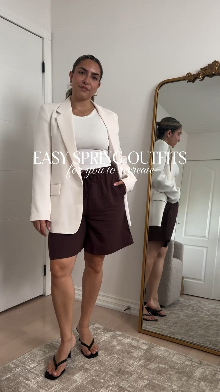 3 easy & chic spring outfit ideas for you to recreate for when you don’t know what to wear! ✨ A mix of soft linens & business casual looks. Save this for when you’re overthinking your outfit 🤍

Comment LINK to get all of these looks sent to you for you to shop! 🫶🏼 (must be following)

#explorepage #styleinspo #capsulewardrobe #dailyoutfitinspo #outfitideasforyou 

@uniqlocanada @aritzia @zara @hm @abercrombie

#LTKsummer #LTKpetite #LTKcanada