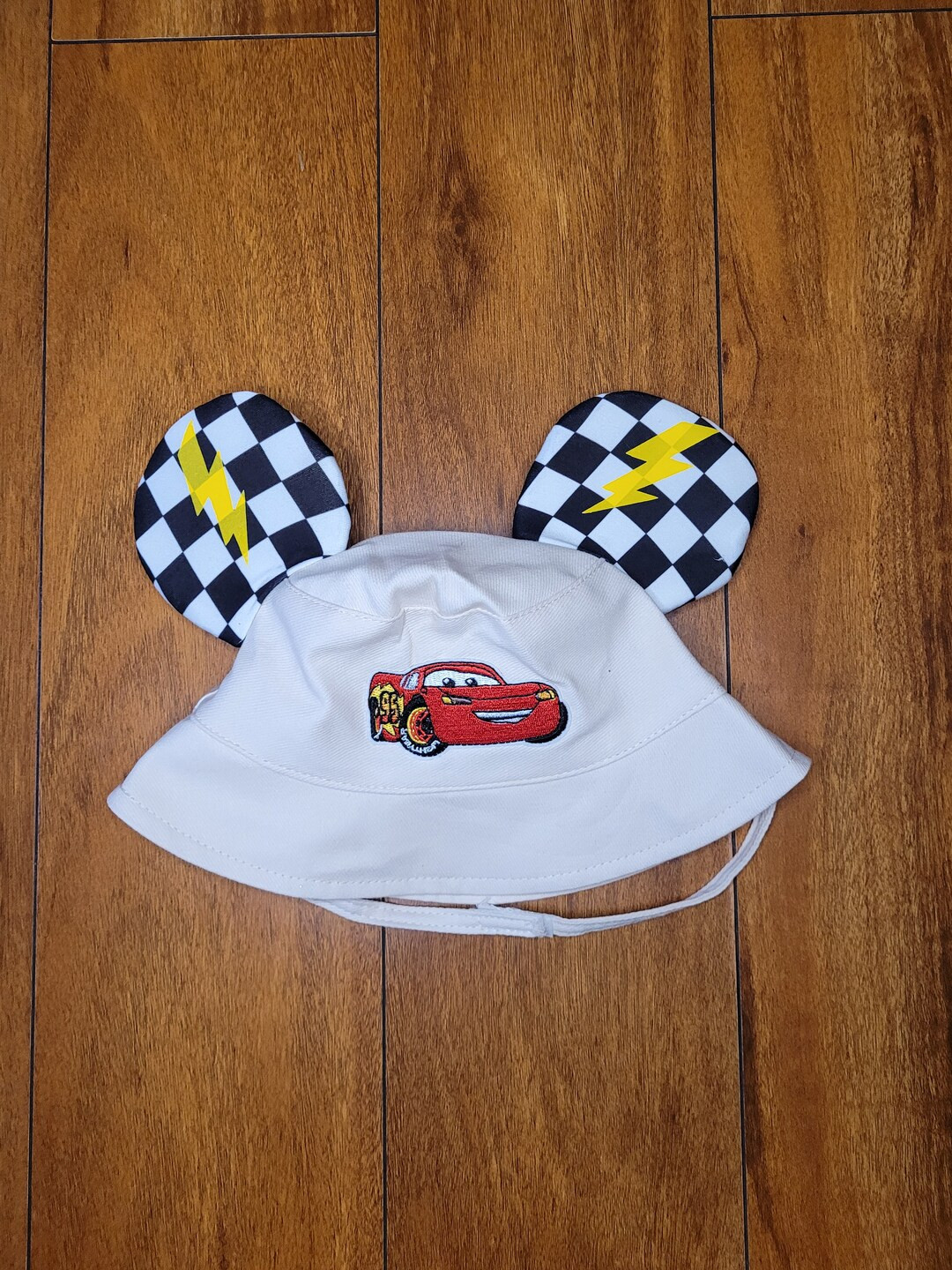 Inspired Lighting Mcqueen Mickey Ears Bucket Hat - Etsy | Etsy (US)