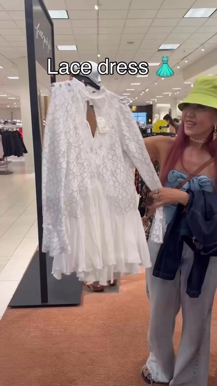 Lace dress  I found @macys  #freepeople #lacetop