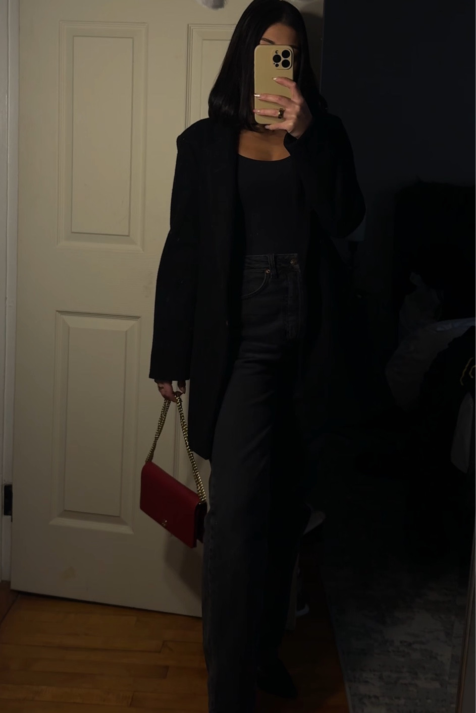 love a simple outfit🖤✨

#ootn #ootnight #ootninspo #allblackoutfit #simpleoutfit #minimaloutfit #bestjeans #simpleootn #christmasootn #ootd #fashion #fallwinterfashion #fashionoutfit #outfitinspo #cozyoutfit #bestbodysuit #simpleboots #jacketseason 

#LTKSeasonal #LTKStyleTip #LTKShoeCrush