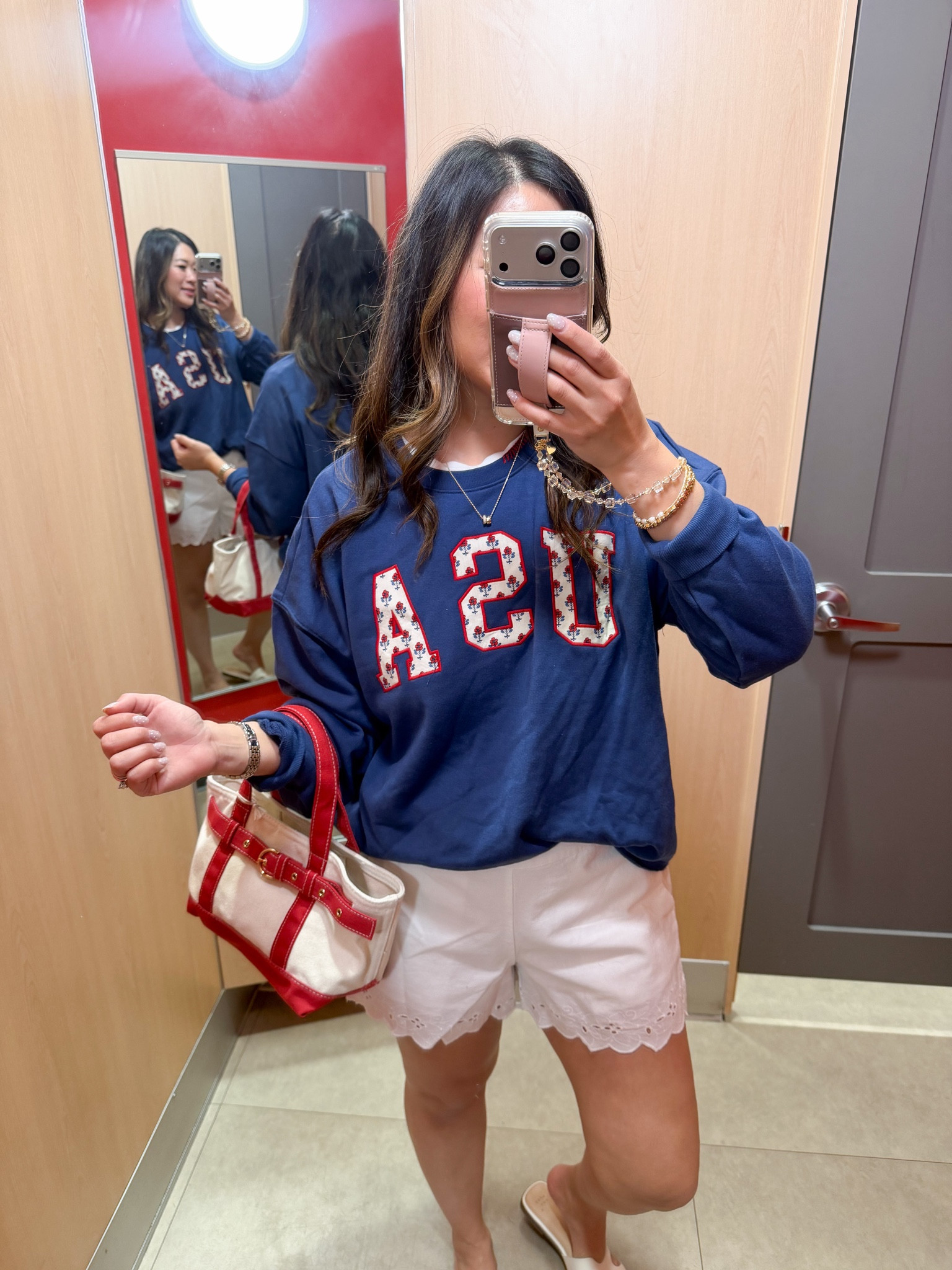 Target Americana USA sweatshirt: Medium
Shorts: Medium