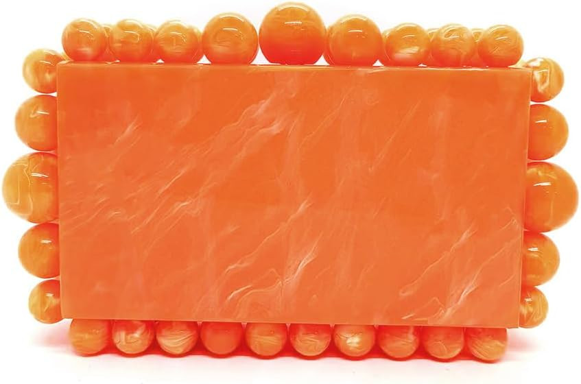 Acrylic Evening Clutch Bag for Women Glitter Marble Purse Handbag for Wedding Cocktail Party Prom... | Amazon (US)