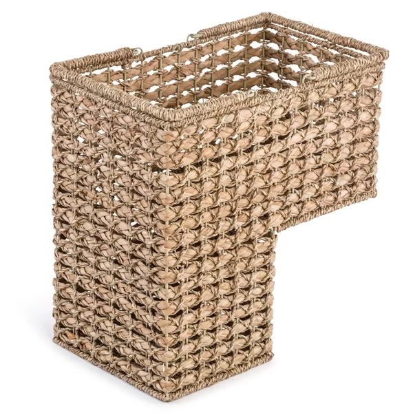 Braided Rope Storage Stair Basket with Handles | Wayfair North America