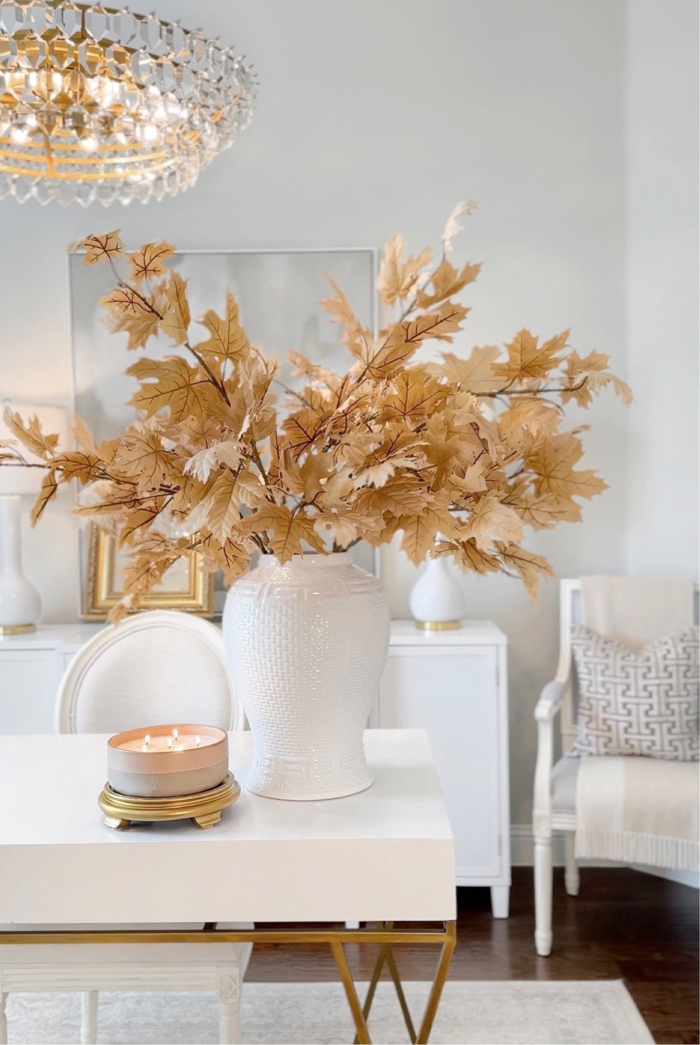 Fall stems, faux maple leaf branches fall decor home office 

#LTKHome #LTKFindsUnder50 #LTKSaleAlert