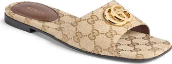 Gucci Interlocking-G Slide Sandal (Women) | Nordstrom | Nordstrom
