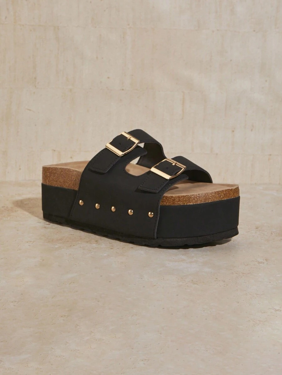 Women Wedge Heel Platform Sandals Are Suitable For Daily Matching | SHEIN