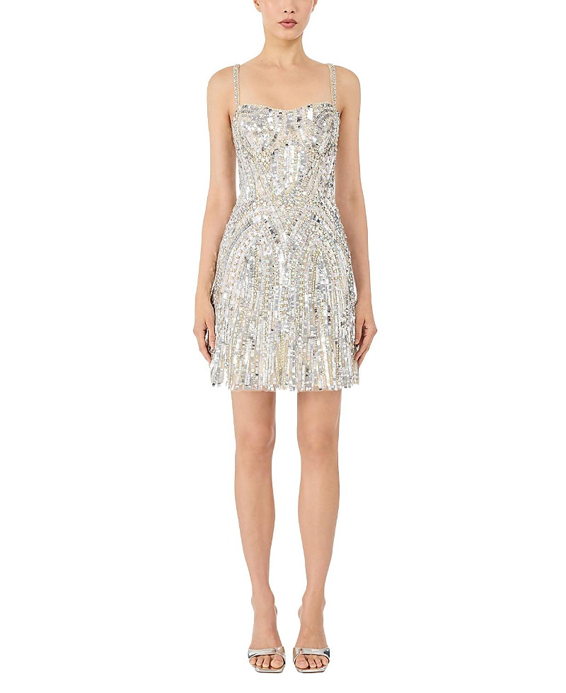 Jenny Packham Rebecca Sequin-Embelished Mini Dress | Bloomingdale's (US)