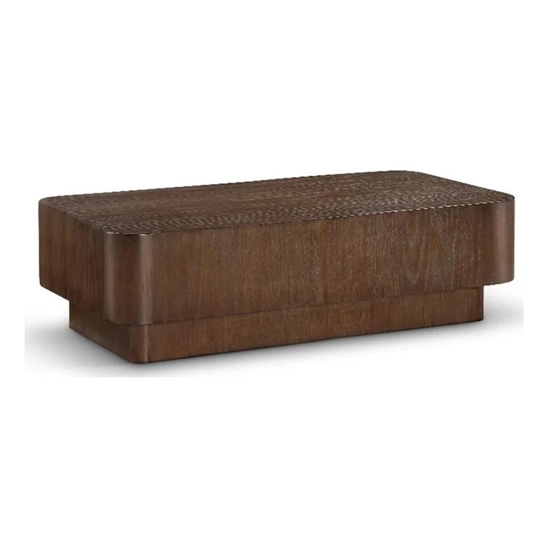 Meridian Furniture Oakmont Brown Oak Veneer Coffee Table | Walmart (US)