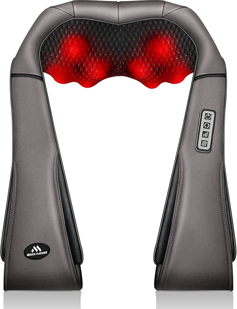 MagicMakers Neck Massager with Heat Gifts for Women, Men, Dad, Mom, Family, Friend, Mothers Day, ... | Amazon (US)