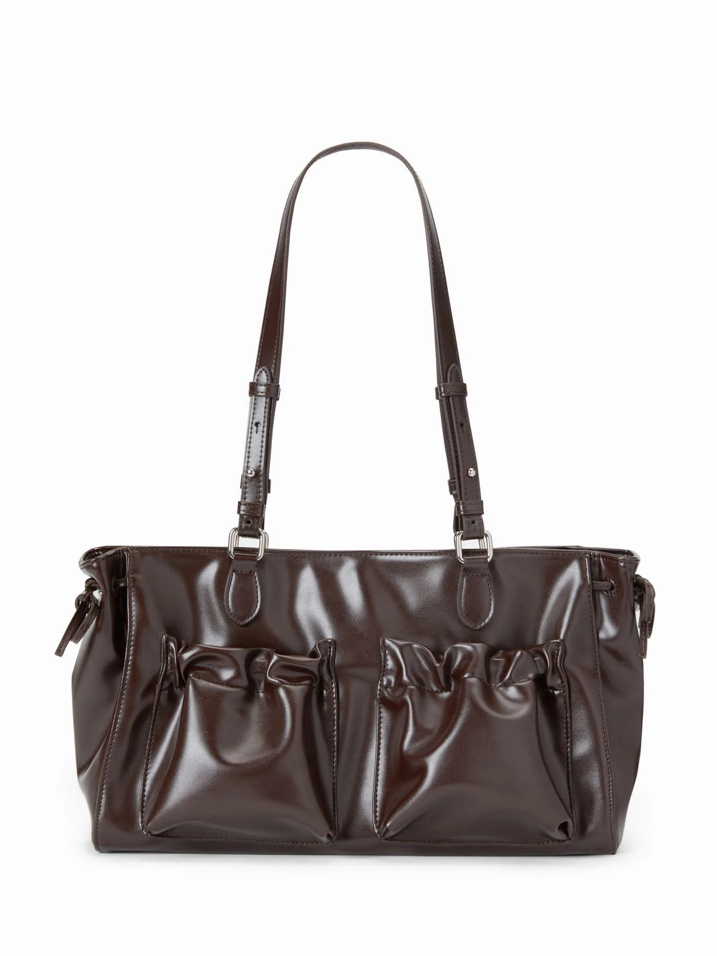 BOWKNOT PLEATED SHOULDER BAG | Cider