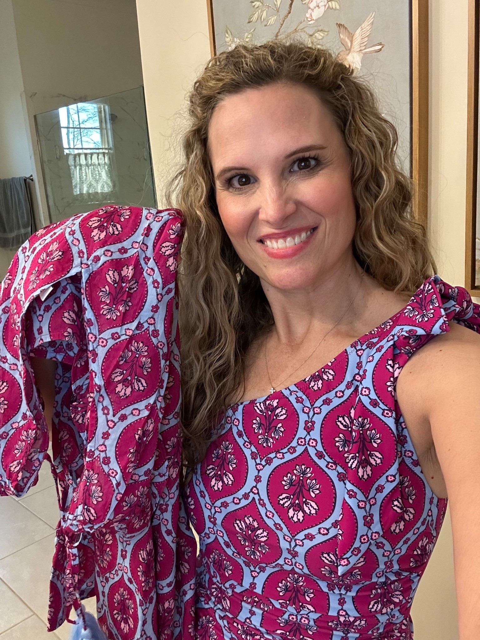 Mom approved bathing suit/ bow shoulder/ great back coverage 

#LTKOver40 #LTKmomlife
