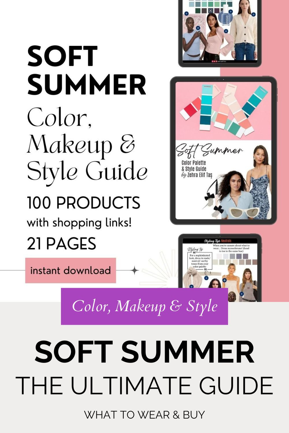 Are you a Soft Summer? Here is your ultimate Soft Summer Color, Makeup and Style guide with 100 real products from accessible fashion brands  like Sephora, H&M, Mango... 

 #LTKFindsUnder50 #LTKStyleTip #LTKBeauty