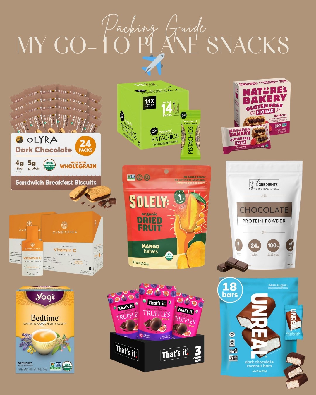 Airport Burger & Fries? 🍔🍟 YES, please! But for in-flight cravings, you NEED snacks! My go-to plane snack lineup is HERE to give you some inspiration ✨ Think: easy, portable, actually tasty! ✈️ Snack smart, travel happy! 

#PlaneSnacks #TravelSnacks #AirportFood #SnackInspiration #LTKtravel #traveltips #foodonthego #healthysnacks 